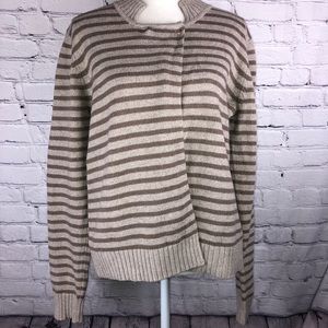 St. John Striped Sweater Yellow Tag Size Large